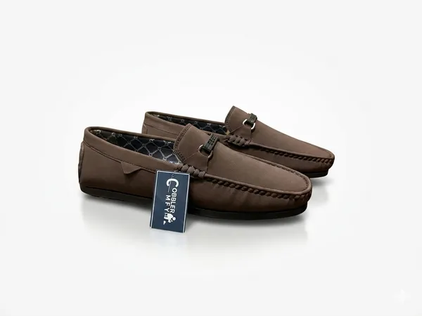 Brown_Leather_Buckle_Slip-On_Casual_Loafers_For_Men