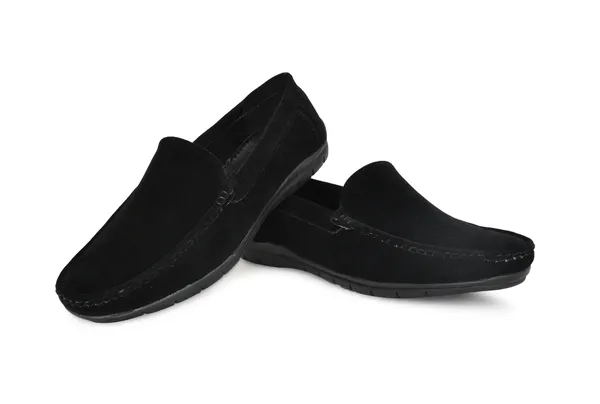 Black_Suede_Slip-On_Casual_Loafers_For_Men