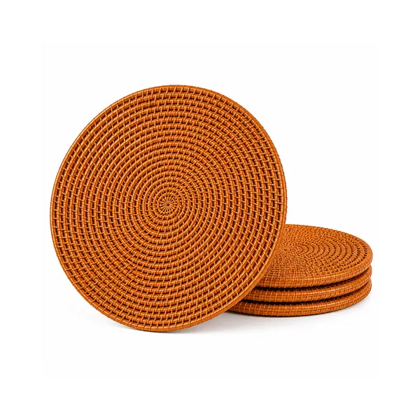 Handwoven_Rattan_Round_Placemats_Set_Of_4