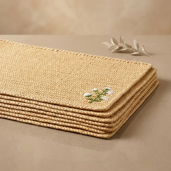 Natural_Woven_Floral_Embroidered_Rectangular_Placemats_Set_Of_6