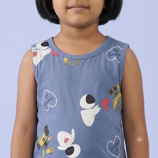Unisex_Wall-E_Printed_Cotton_Co_Ord_Set