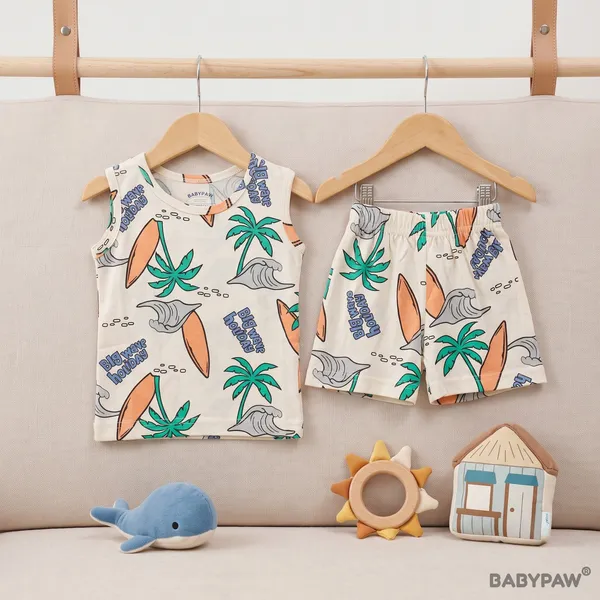 Unisex_Beach_Holiday_Printed_Cotton_Co_Ord_Set