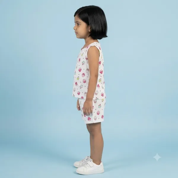 Unisex_Little_Cupcakes_Printed_Rib_Cotton_Co_Ord_Set
