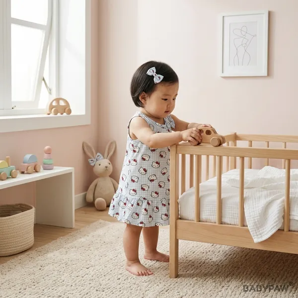 Girls_Hello_Kitty_And_Daisy_Print_Sleeveless_Drop_Waist_Frock_With_Shoulder_Bow_-_Pack_Of_2