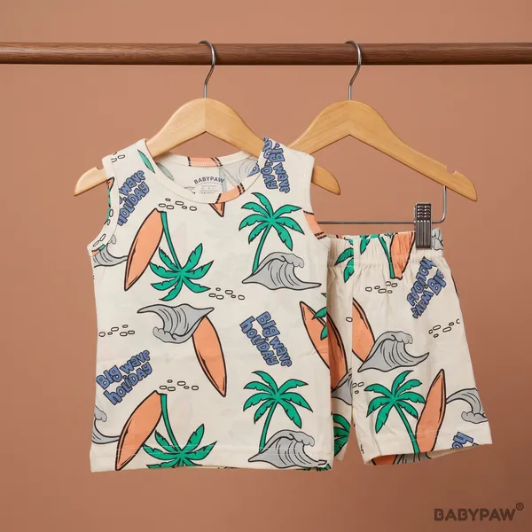 Unisex_Beach_Holiday_Printed_Cotton_Co_Ord_Set