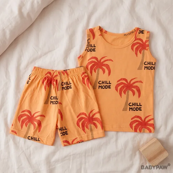 Unisex_Tropical_Chill_Mode_Printed_Cotton_Co_Ord_Set