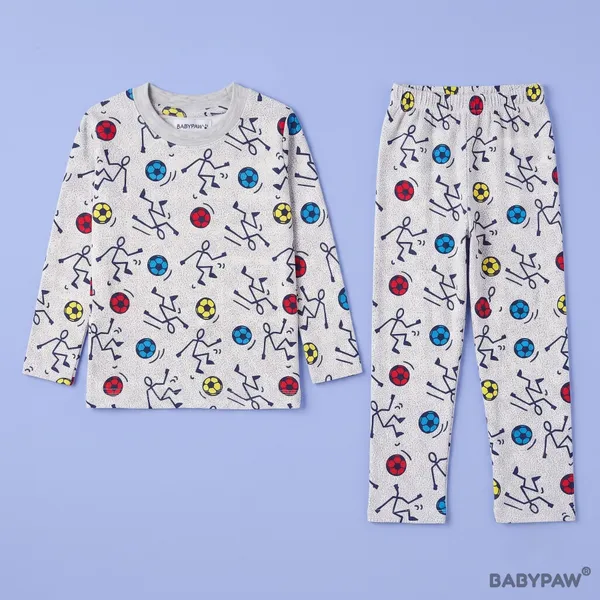 Unisex_Football_Cartoon_Cotton_Full_Sleeve_T_Shirt_and_Payjamas_Co_Ord_Set
