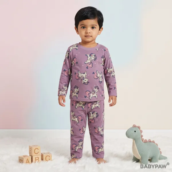 Unisex_Unicorn_Cartoon_Cotton_Full_Sleeve_T_Shirt_and_Payjamas_Co_Ord_Set
