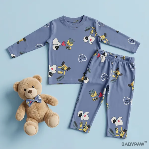 Unisex_Wall-E_Cartoon_Cotton_Full_Sleeve_T_Shirt_and_Payjamas_Co_Ord_Set