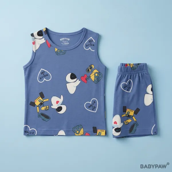 Unisex_Wall-E_Printed_Cotton_Co_Ord_Set