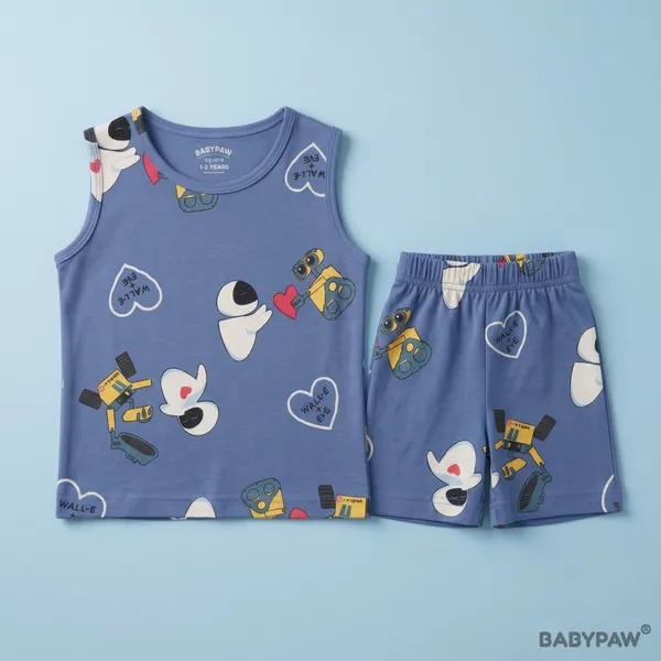 Unisex_Wall-E_Printed_Cotton_Co_Ord_Set