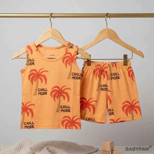 Unisex_Tropical_Chill_Mode_Printed_Cotton_Co_Ord_Set