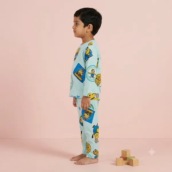 Unisex_Crazy_Minions_Cartoon_Cotton_Full_Sleeve_T_Shirt_and_Payjamas_Co_Ord_Set