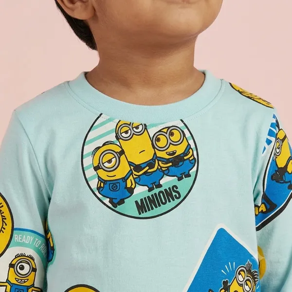 Unisex_Crazy_Minions_Cartoon_Cotton_Full_Sleeve_T_Shirt_and_Payjamas_Co_Ord_Set