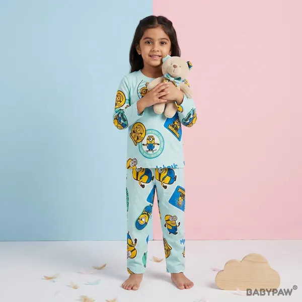 Unisex_Crazy_Minions_Cartoon_Cotton_Full_Sleeve_T_Shirt_and_Payjamas_Co_Ord_Set