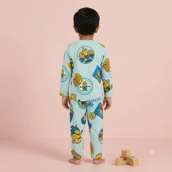 Unisex_Crazy_Minions_Cartoon_Cotton_Full_Sleeve_T_Shirt_and_Payjamas_Co_Ord_Set