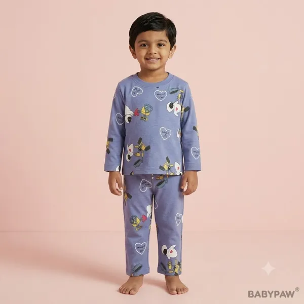 Unisex_Wall-E_Cartoon_Cotton_Full_Sleeve_T_Shirt_and_Payjamas_Co_Ord_Set