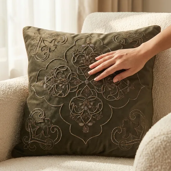 Jahangir_Taupe_Grey_Cushion_Cover_Size_18X18_Inches