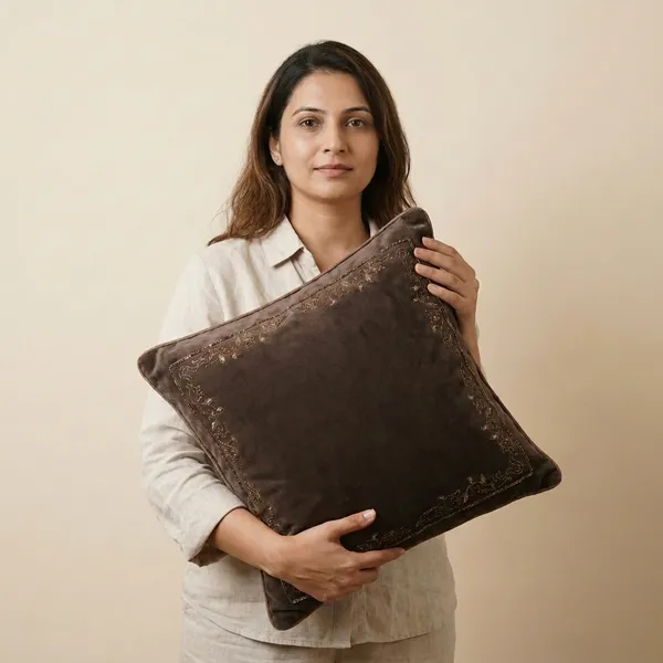 Jahangir_Taupe_Grey_Cushion_Cover_Size_18X18_Inches