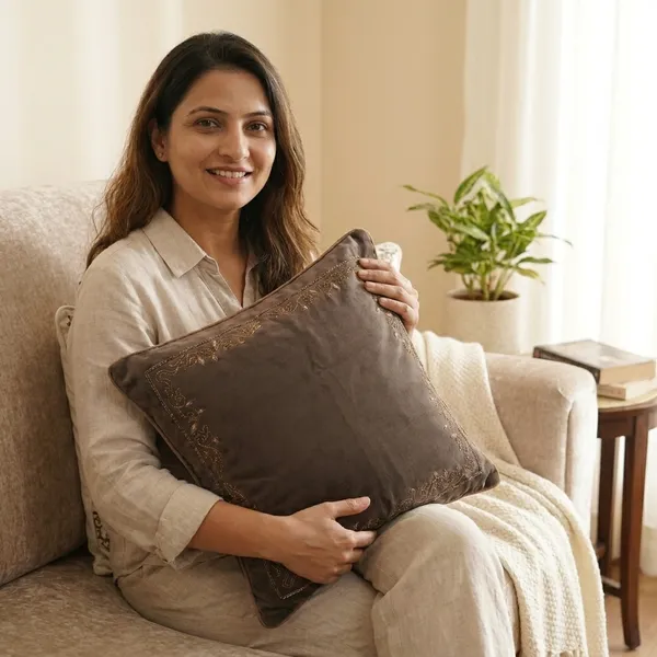 Jahangir_Taupe_Grey_Cushion_Cover_Size_18X18_Inches