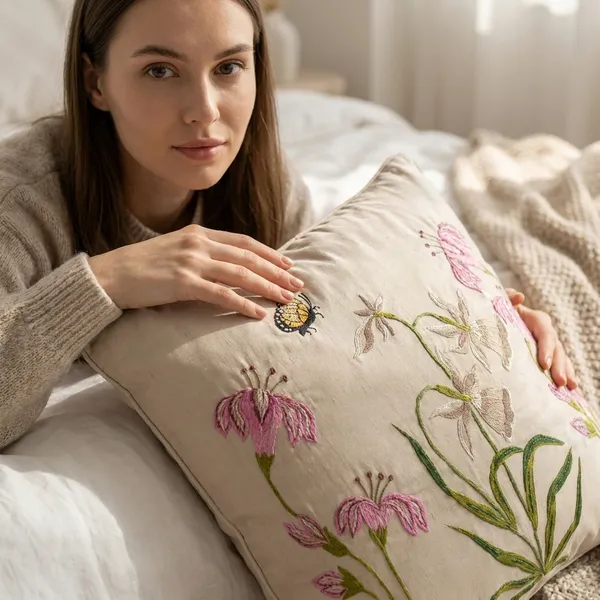 Lily_Garden_Slub_Silk_Cushion_With_Silk_Thread_And_Cutdana_Work_18X18_Inches