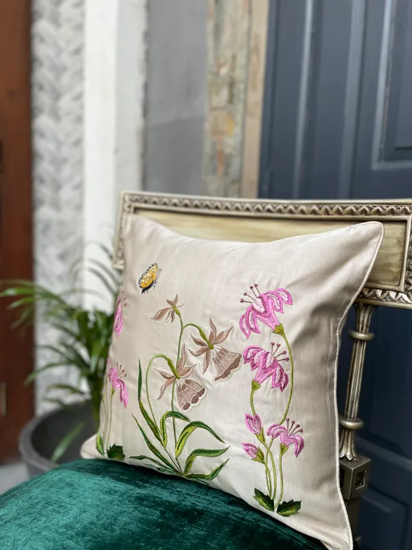 Lily_Garden_Slub_Silk_Cushion_With_Silk_Thread_And_Cutdana_Work_18X18_Inches