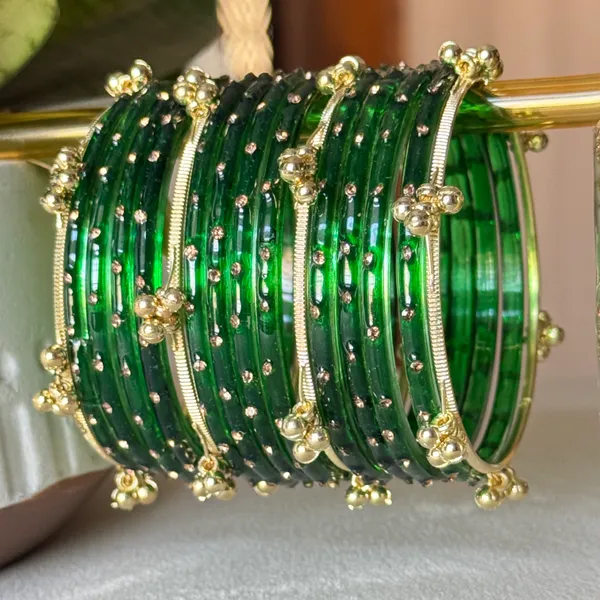 Green_Brass_Kashmiri_Glass_Bangle_For_Women