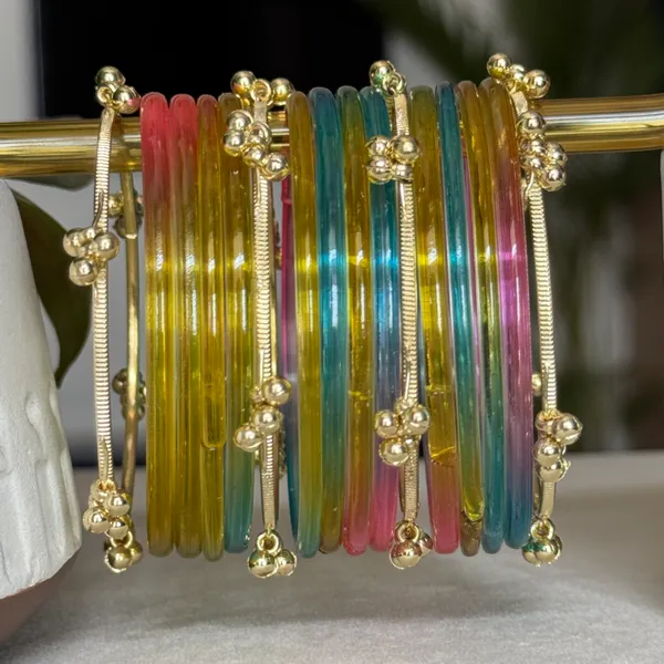 Multicolor_Brass_Jelly_Glass_Kashmiri_Festive_Bangle_For_Women