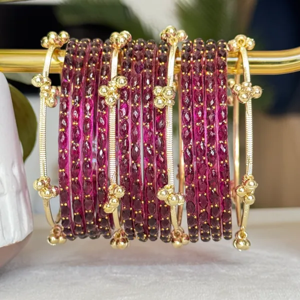 Pink_Brass_Glass_Kashmiri_Festive_Bangle_For_Women