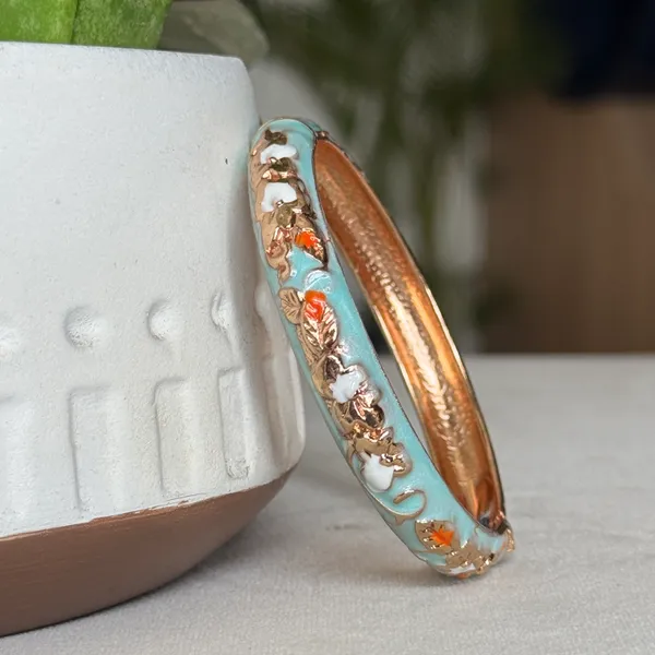 Light_Blue_Brass_Enamel_Openable_Bangle_For_Women
