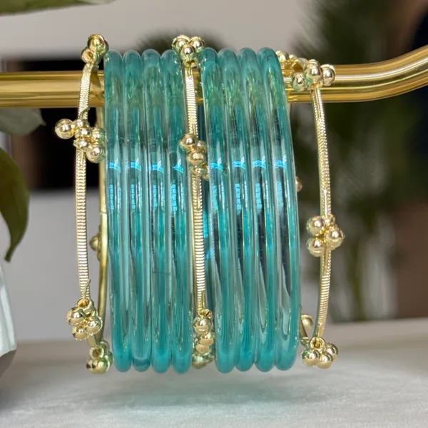 Blue_Brass_Jelly_Glass_Kashmiri_Bangle_For_Women