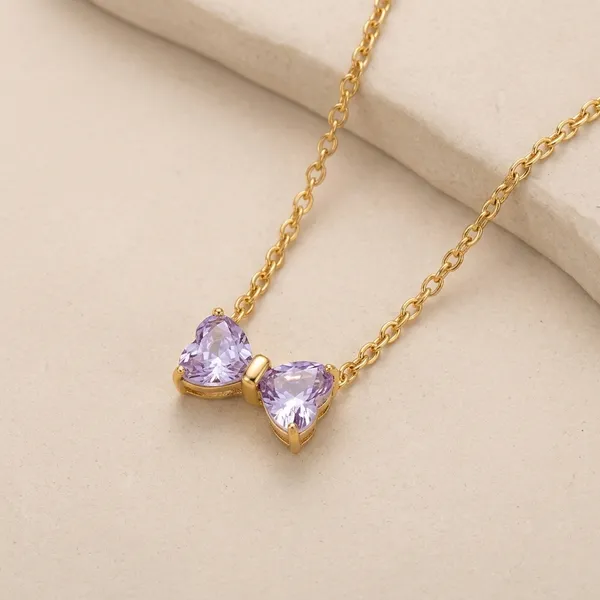Gold_Brass_Bow_Motif_Pendant_Necklace_For_Women