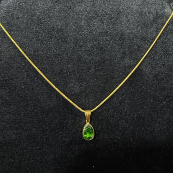 Gold_Brass_Gemstone_Anti-Tarnish_Necklace_For_Women