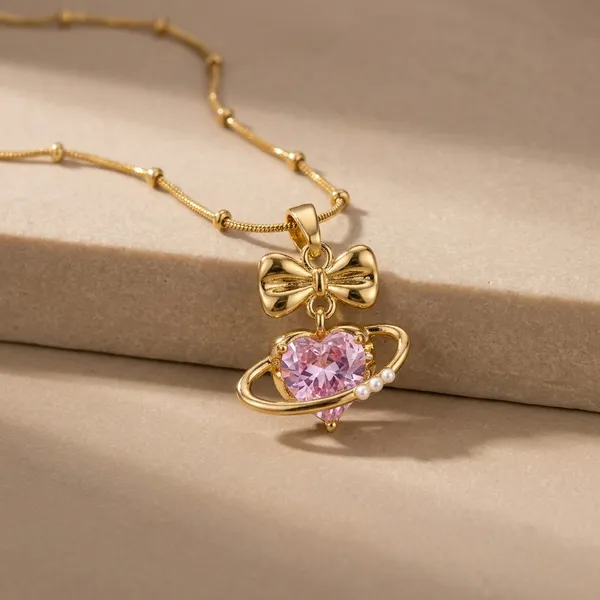 Gold_Brass_Anti-Tarnish_Moon_Star_Pendant_Necklace_For_Women