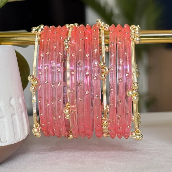 Pink_Brass_Glass_Kashmiri_Bangle_For_Women