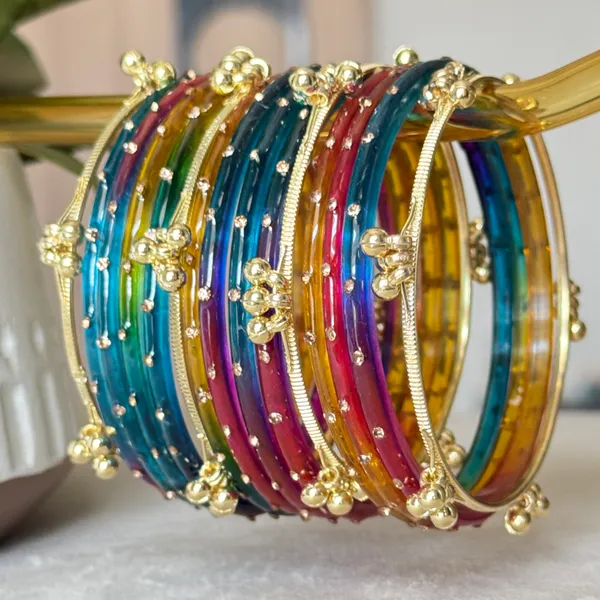 Multicolor_Brass_Kashmiri_Glass_Festive_Bangle_For_Women