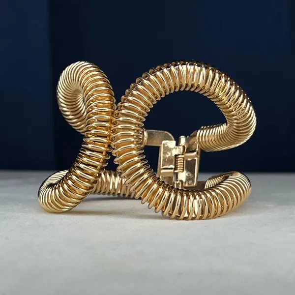 Gold_Brass_Snake_Motif_Openable_Cuff_Bangle_For_Women