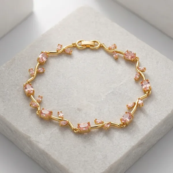 Gold_Brass_Anti-Tarnish_Tulip_Bracelet_For_Women