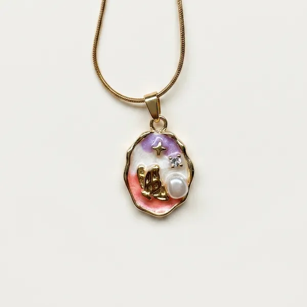 Gold_Brass_Whale_Tail_Pendant_Necklace_For_Women