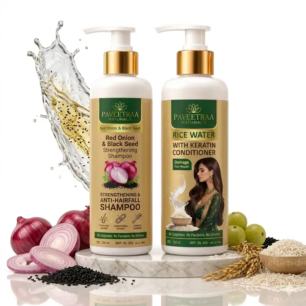 Paveetraa_Red_Onion_Black_Seed_Strengthening_Shampoo_And_Rice_Water_Keratin_Conditioner
