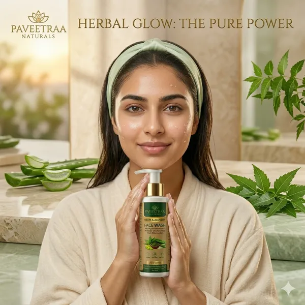Paveetraa_Natural_Neem_And_Aloe_Vera_Face_Wash_Pack_Of_2