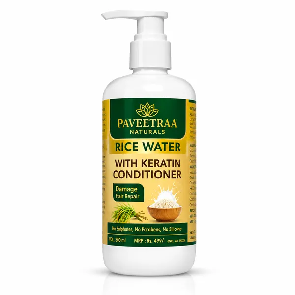 Paveetraa_Naturals_Rice_Water_With_Keratin_Conditioner_300ml