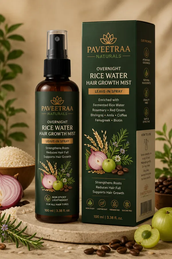 Paveetraa_Naturals_Overnight_Rice_Water_Hair_Growth_Mist_Spray_with_Rosemary,_Red_Onion,_Bhringraj_&_Amla_|_Hair_Fall_Control_&_Root_Strengthening_Leave-In_Spray_|_Non_Sticky_Formula_|_100ml