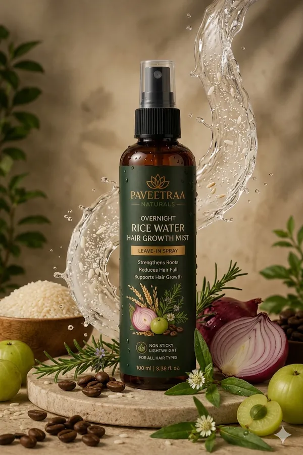 Paveetraa_Naturals_Overnight_Rice_Water_Hair_Growth_Mist_Spray_with_Rosemary,_Red_Onion,_Bhringraj_&_Amla_|_Hair_Fall_Control_&_Root_Strengthening_Leave-In_Spray_|_Non_Sticky_Formula_|_100ml