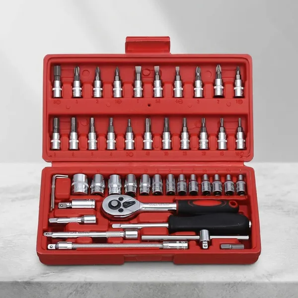 Shopsee_46_Pcs_Chrome_Vanadium_Steel_Home_Repair_Tool_Kit