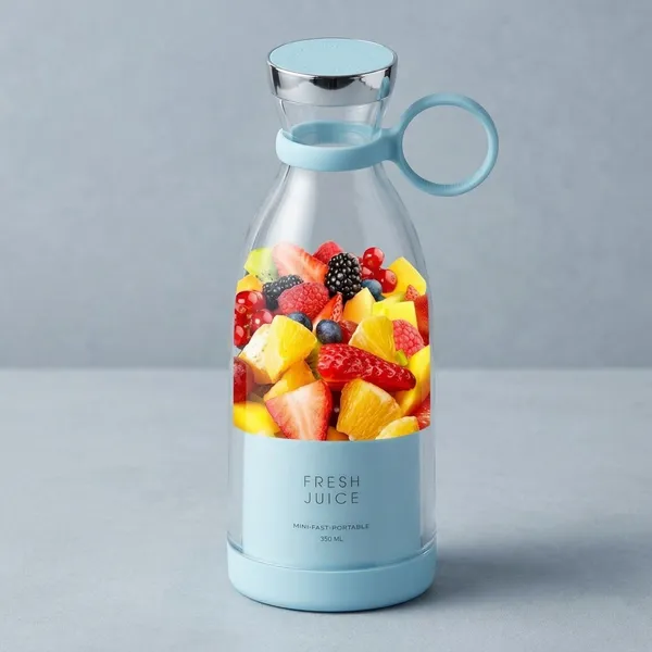 Plastic_Stainless_Steel_Blade_Portable_Electric_Juicer