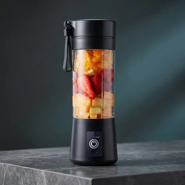 Plastic_Stainless_Steel_Blade_Usb_Juicer_Cup