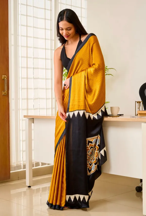 B/Y_Color_Model_Silk_Digital_Print_Designer_Saree_(Product_Code:-70015)