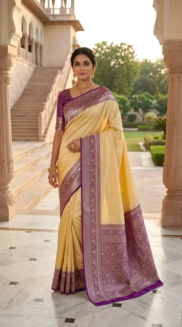 Beige_Color_Premium_Soft_Banarasi_Silk_Meenakari_Zari_Weaving_Saree_(Product_Name_:-_30037)