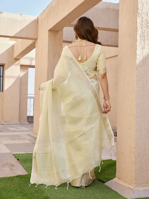 Cream_Color_Soft_Tissue_Linen_Silk_Zari_Weave_Saree_(Product_Code:-120005)